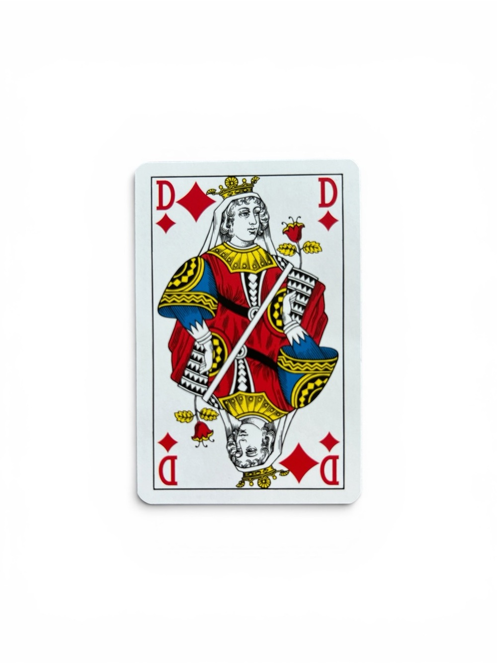 Louis Vuitton Queen of Diamonds Playing Card -